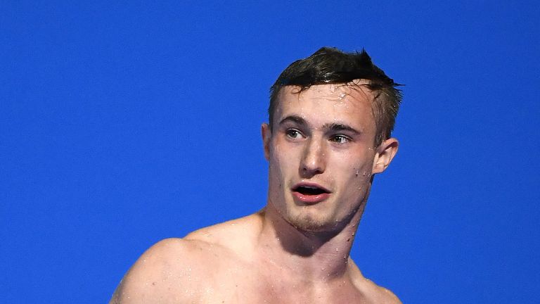 Jack Laugher wins gold in the 1m Springboard Diving Final 