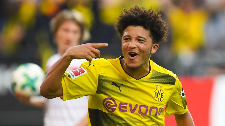 Jadon Sancho, Dortmund v Leverkusen