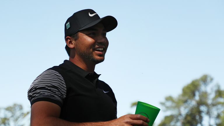 during the first round of the 2018 Masters Tournament at Augusta National Golf Club on April 5, 2018 in Augusta, Georgia.