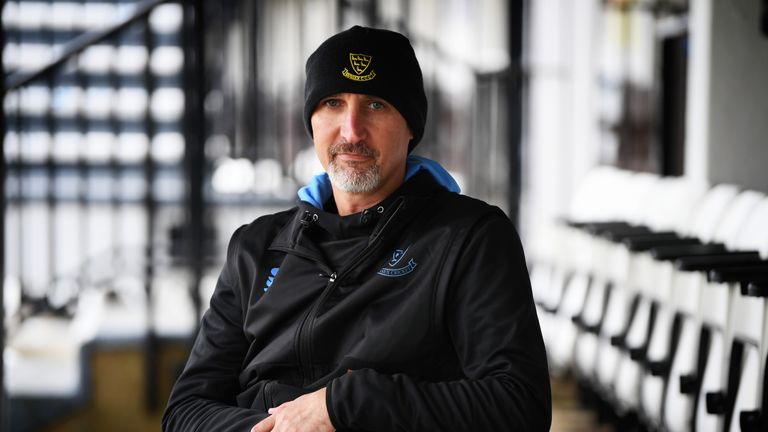 poses for a portrait during a Sussex CCC photocall at The 1st Central County Ground on March 28, 2018 in Hove, England.