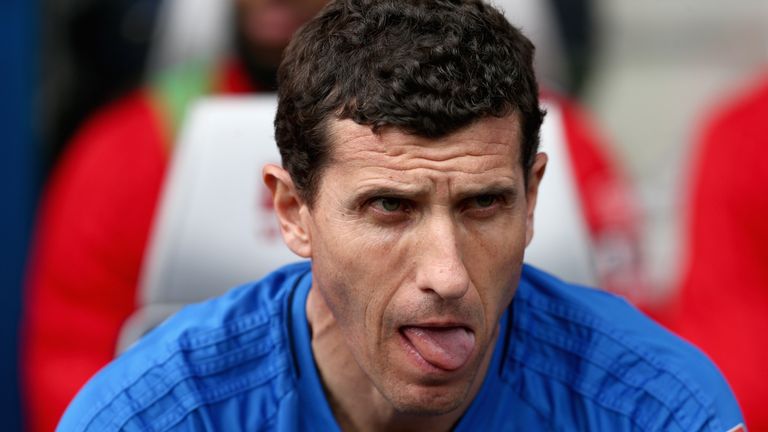 Javi Gracia during the Premier League match between Huddersfield Town and Watford at John Smith's Stadium on April 14, 2018 in Huddersfield, England.