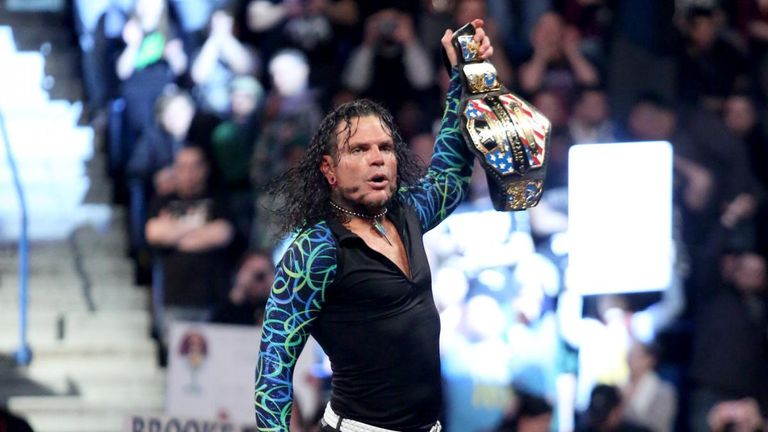 Jeff Hardy won the United States title on Raw - and then took it to SmackDown