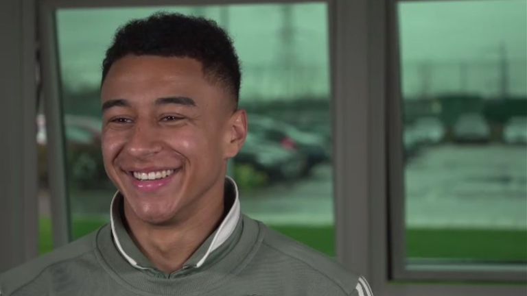 Jesse Lingard speaks to Soccer AM's Tubes about life at Manchester United