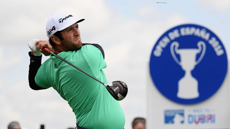 Jon Rahm during day two of the Open de Espana at Centro Nacional de Golf on April 13, 2018 in Madrid, Spain.