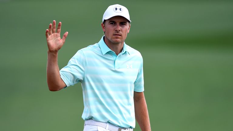 Jordan Spieth during the final round of the Houston Open 