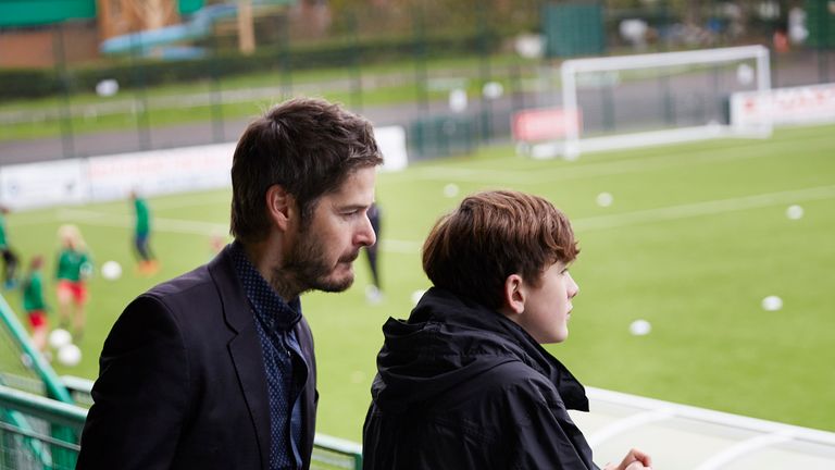 Paul (Scot Williams) and Charlie (Harry Gilby) in a scene from 'Just Charlie'