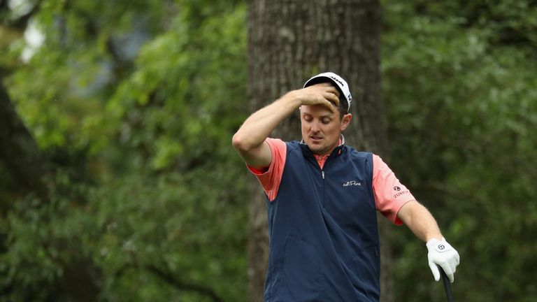 Justin Rose is out with former Open champion Louis Oosthuizen