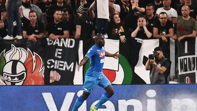 Kalidou Koulibaly scored the winning goal for Napoli on Sunday