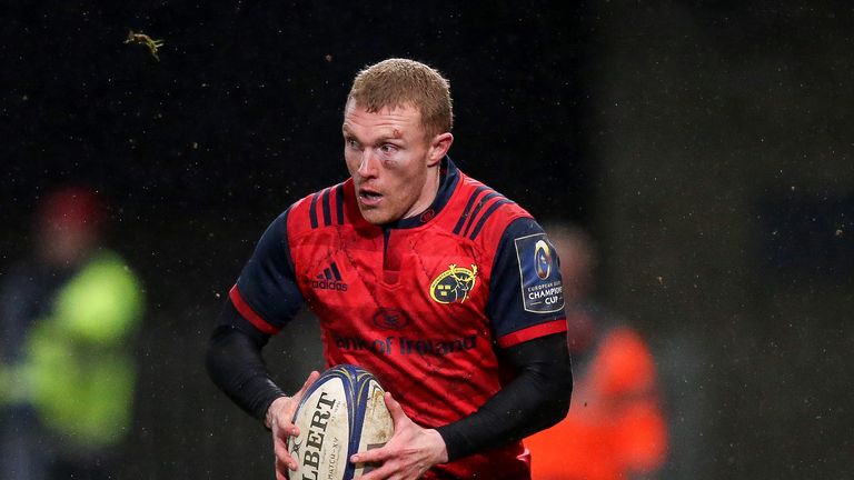 European Rugby Champions Cup Round 6, Thomond Park, Limerick 21/1/2018.Munster vs Castres Olympique.Keith Earls of Munster.Mandatory Credit ..INPHO/Gary Carr