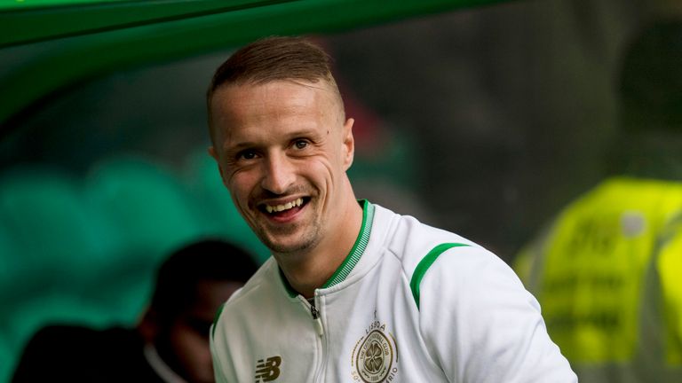 04/04/18 LADBROKES PREMIERSHIP. CELTIC V DUNDEE (0-0). CELTIC PARK - GLASGOW. Celtic's Leigh Griffiths.