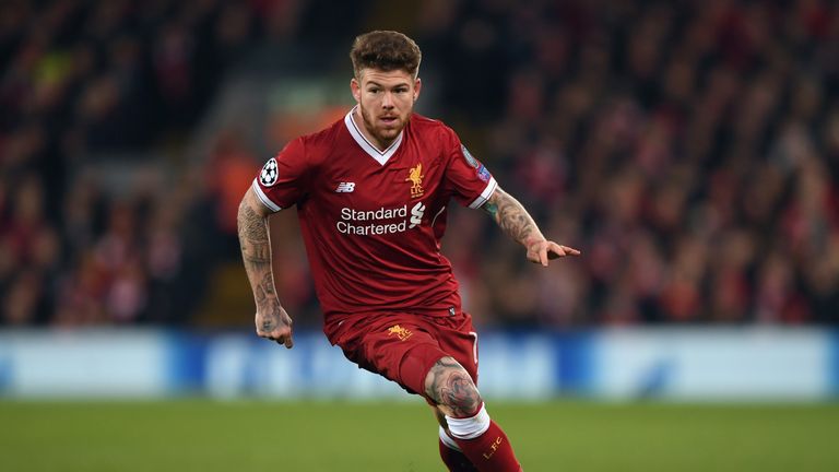 Alberto Moreno was a late withdrawal from Saturday's Merseyside derby