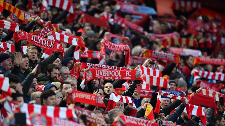 Liverpool supporters have been voted by rival fans as the noisiest in the Premier League, both at Anfield and away from home
