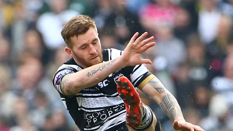Marc Sneyd of Hull FC kicked his winning drop-goal from inside his own half