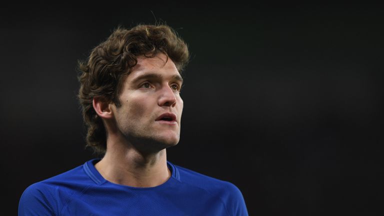 Marcos Alonso was not booked for the incident at the time