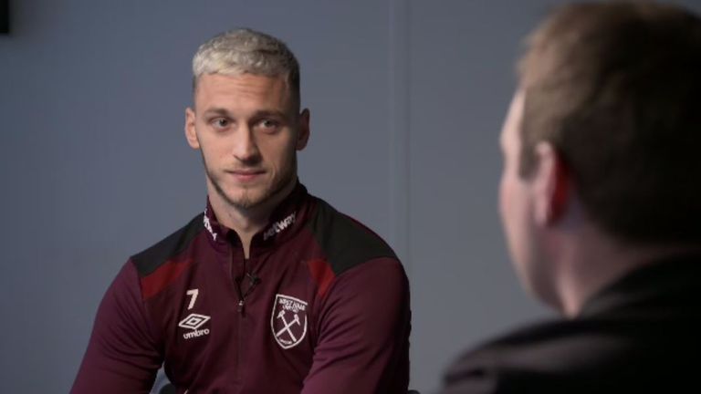 Marko Arnautovic West Ham Soccer AM