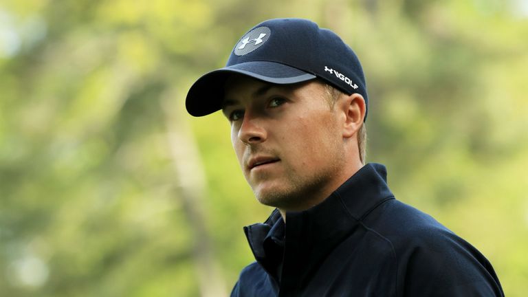 Spieth on final day of 2018 Masters