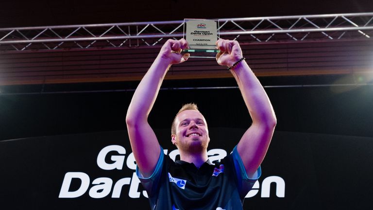 Hopp delighted the German crowds in Saarbrucken with the title