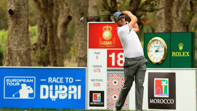 Alvaro Quiros during the third round of the Trophee Hassan II at Royal Golf Dar Es Salam on April 21, 2018 in Rabat, Morocco.