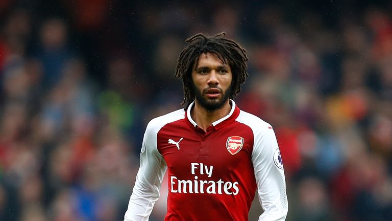 during the Premier League match between Arsenal and Southampton at Emirates Stadium on April 8, 2018 in London, England.