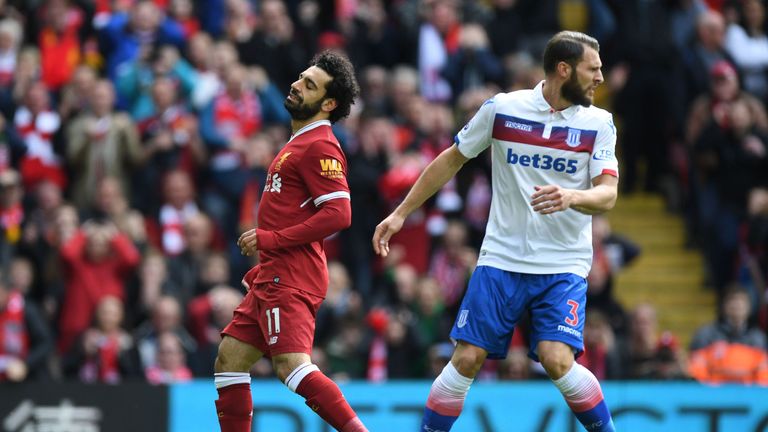 Mohamed Salah spurned a glorious chance to put Liverpool ahead inside 10 minutes