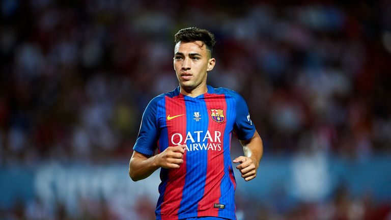 Munir El Haddadi is on loan at Alaves from Barcelona