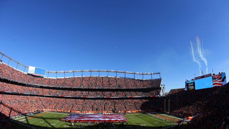 Sports Authority Field at Mile High Stadium, home of Denver Broncos