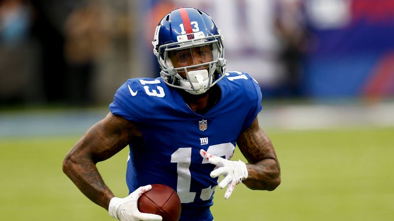 SoleWatch: Odell Beckham Jr. Opens the Season in Giants-Inspired