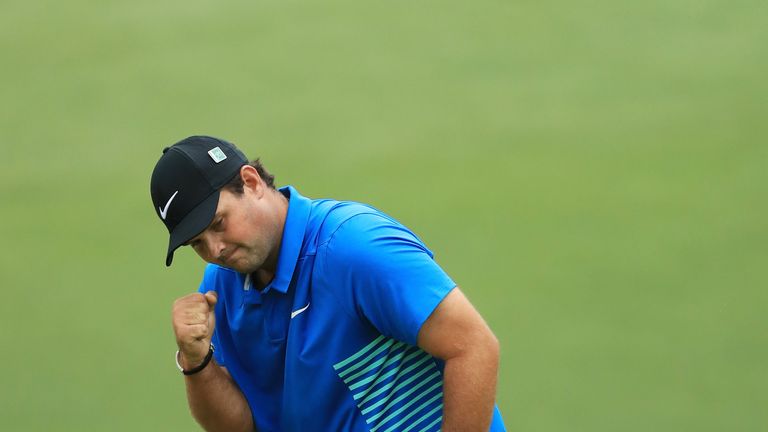 Patrick Reed during the third round of the 2018 Masters Tournament at Augusta National Golf Club 