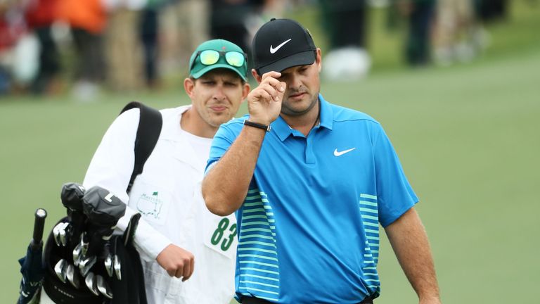 Patrick Reed during the third round of the 2018 Masters Tournament at Augusta National Golf Club