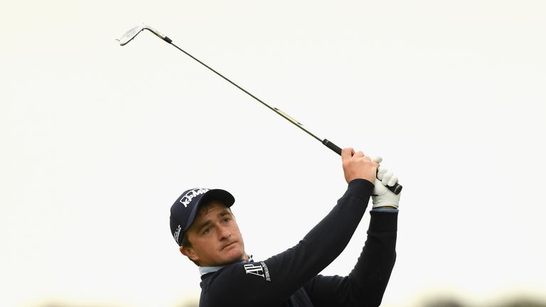 Paul Dunne during day one of Open de Espana at Centro Nacional de Golf on April 12, 2018 in Madrid, Spain.