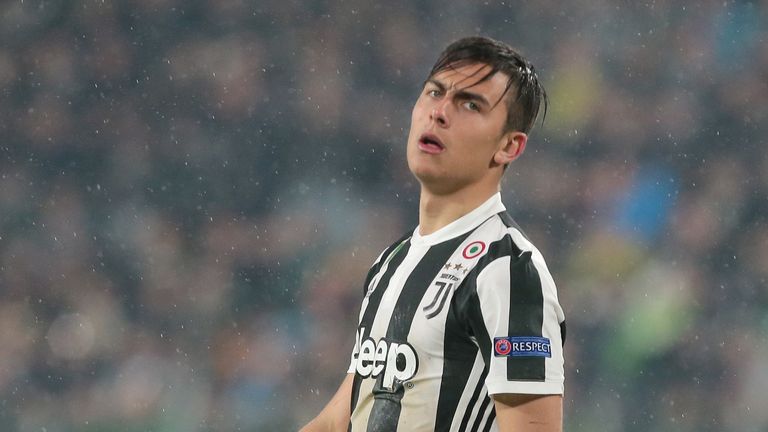 Paulo Dybala reacts during Juventus' Champions League quarter-final against Real Madrid
