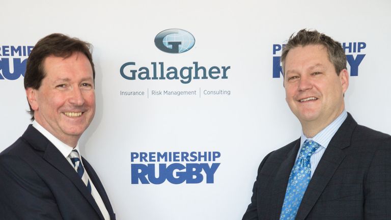Chief Executive Mark McCafferty and Chris Mead, the Chief Marketing Office at Gallagher 