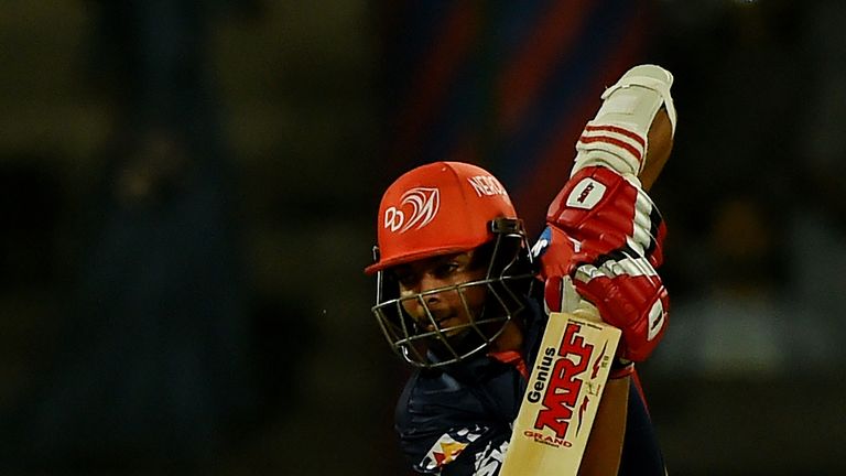 Prithvi Shaw, Delhi Daredevils (Credit: AFP)