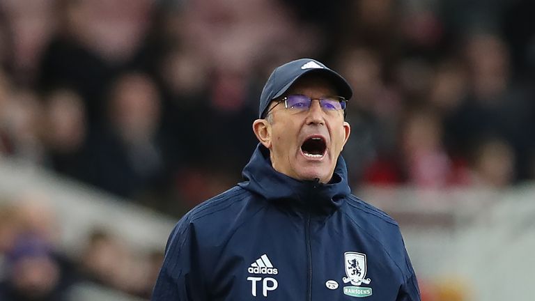 Middlesbrough fans have huge role to play, says Tony Pulis