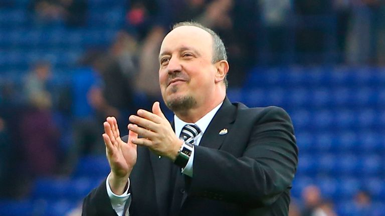 Rafa Benitez praised his Newcastle players following their 2-1 at Leicester