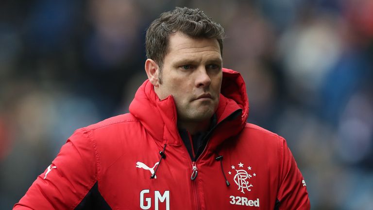 Graeme Murty during the Scottish Cup Quarter final match between Rangers and Hamilton Academical