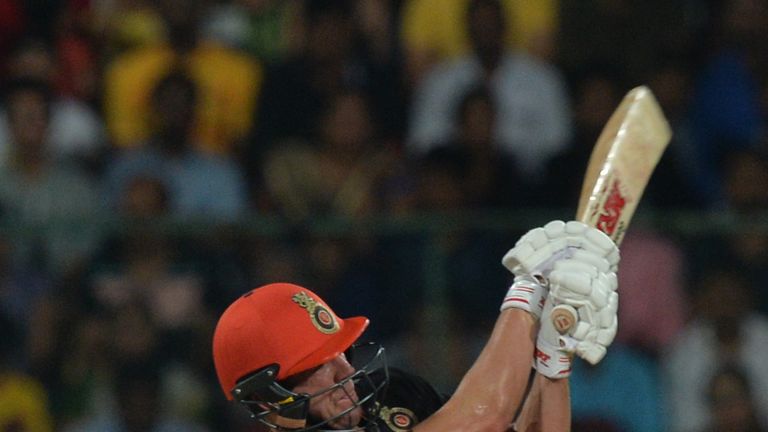 AB de Villiers fired another fabulous IPL fifty for Royal Challengers Bangalore (Credit: AFP)