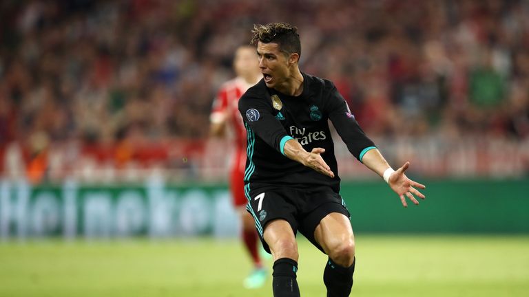It was a frustrating evening for Cristiano Ronaldo 