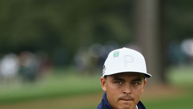 during the third round of the 2018 Masters Tournament at Augusta National Golf Club 