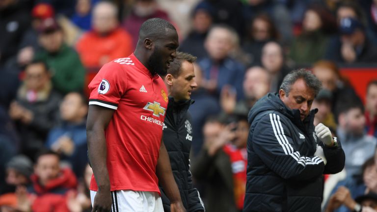  during the Premier League match between Manchester United and Arsenal at Old Trafford on April 29, 2018 in Manchester, England.