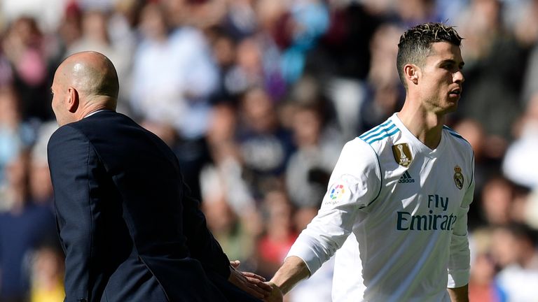 Cristiano Ronaldo was surprisingly substituted against Atletico Madrid