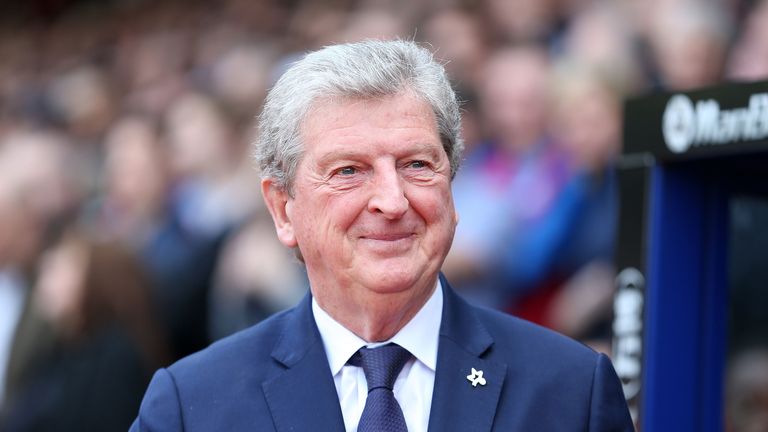 Crystal Palace manager Roy Hodgson during the Premier League match at Selhurst Park