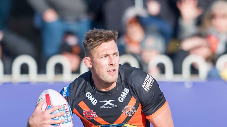 Castleford winger Greg Eden scored a try on his return from injury