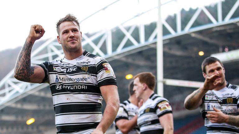 Joe Westerman pictured playing for Hull FC in 2015