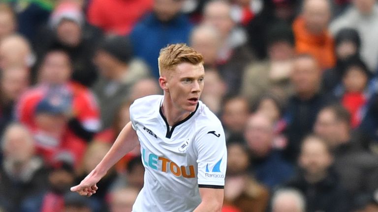 Swansea City's Sam Clucas                                                                                                                                                                                                                                                                                                                                                                                                                       