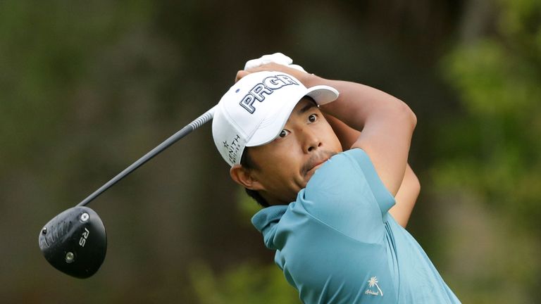 during the final round of the 2018 RBC Heritage at Harbour Town Golf Links on April 15, 2018 in Hilton Head Island, South Carolina.