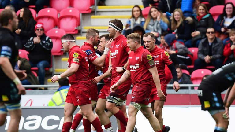 Scarlets followed up their Champions Cup quarter-final win against La Rochelle with a comprehensive domestic victory