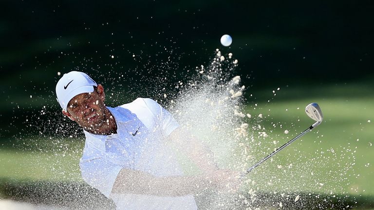 during the second round of the 2012 Masters Tournament at Augusta National Golf Club on April 6, 2012 in Augusta, Georgia.