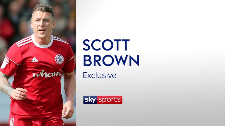Accrington Stanley midfielder Scott Brown has overcome tough times