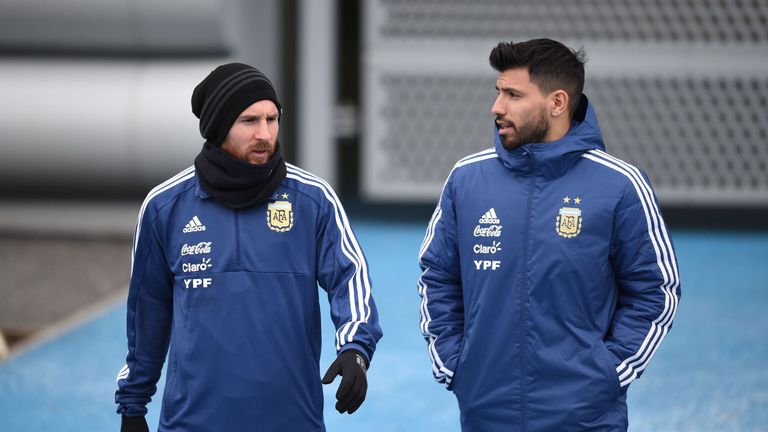 Lionel Messi and Sergio Aguero